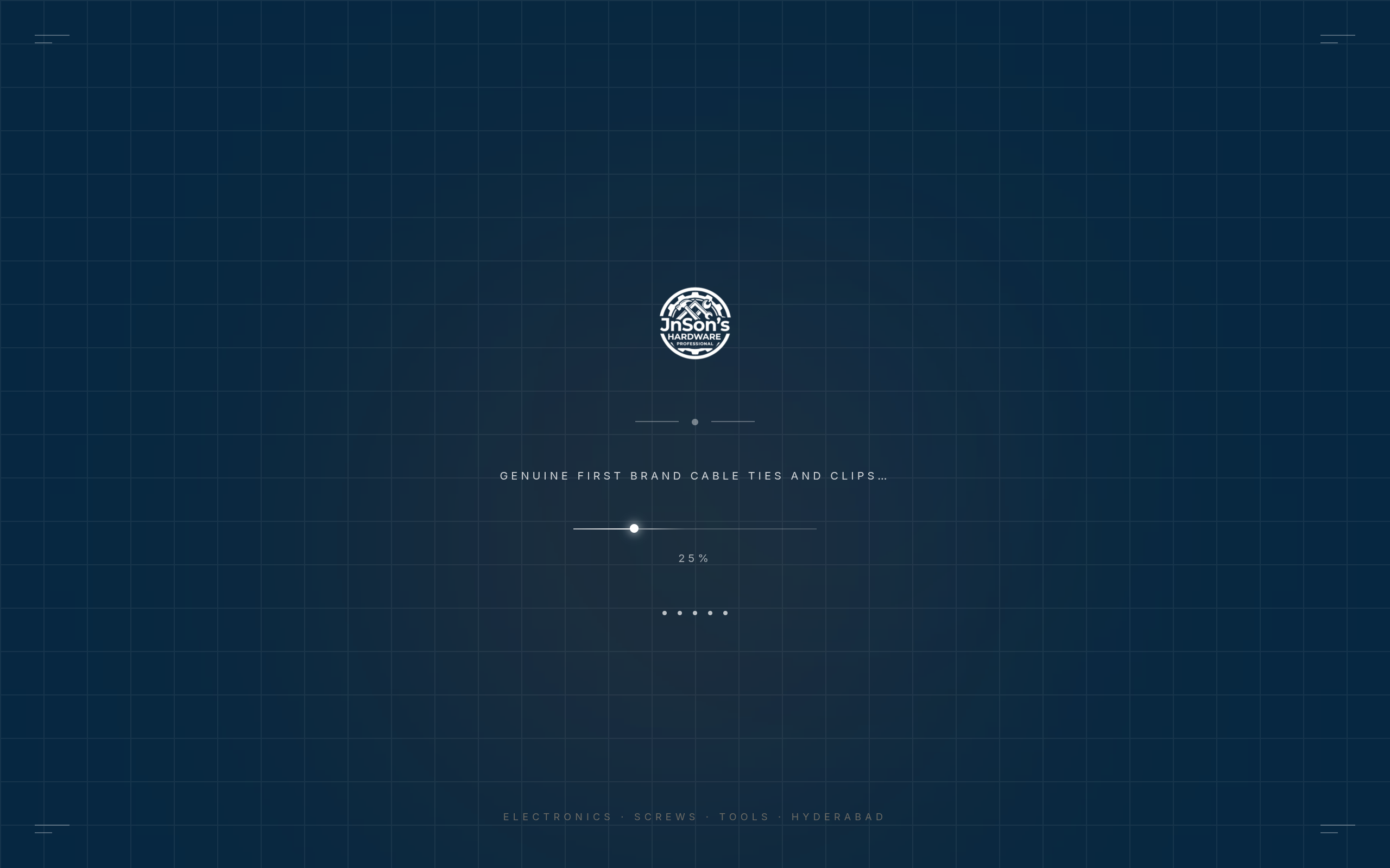 JN & Sons Hardware — Fasteners, Cable Ties & Tools homepage